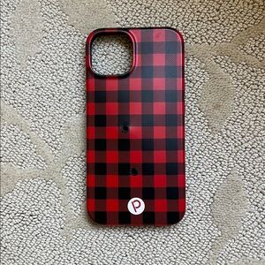 Loopy Case Red and Black Plaid Phone Case